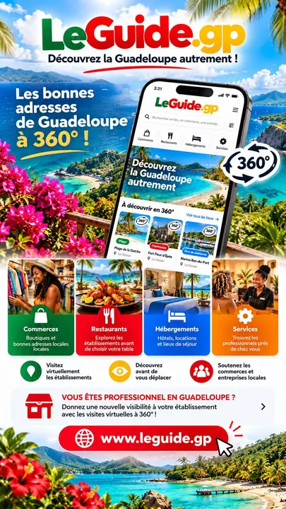 LeGuide.gp: discover Guadeloupe differently, with 360° virtual tours